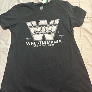 Wrestlemania 2025 Black WWE Authentic T-Shirt
